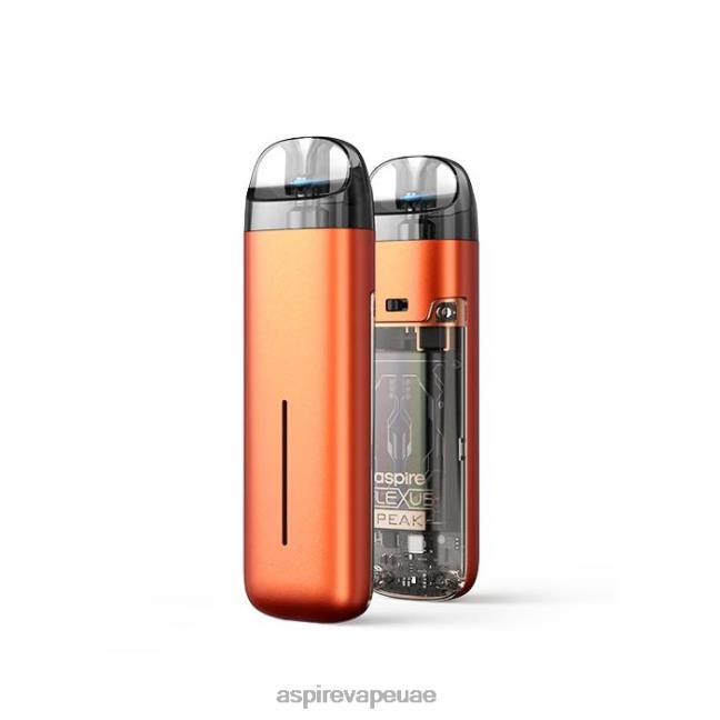 Aspire Flexus قمة برتقالي كهرماني Aspire vape wiki HZ6PF4