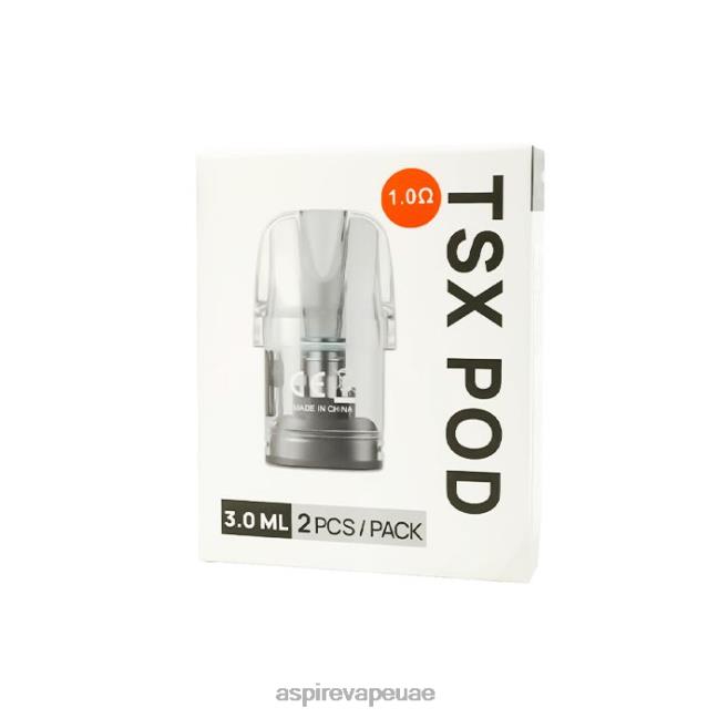 Aspire Tsx Pod 1.0 أوم (3.0 مل)/2 قطعة في كل علبة (متوافقة مع سايبر إس وسايبر إكس)Aspire vape wiki HZ6PF234